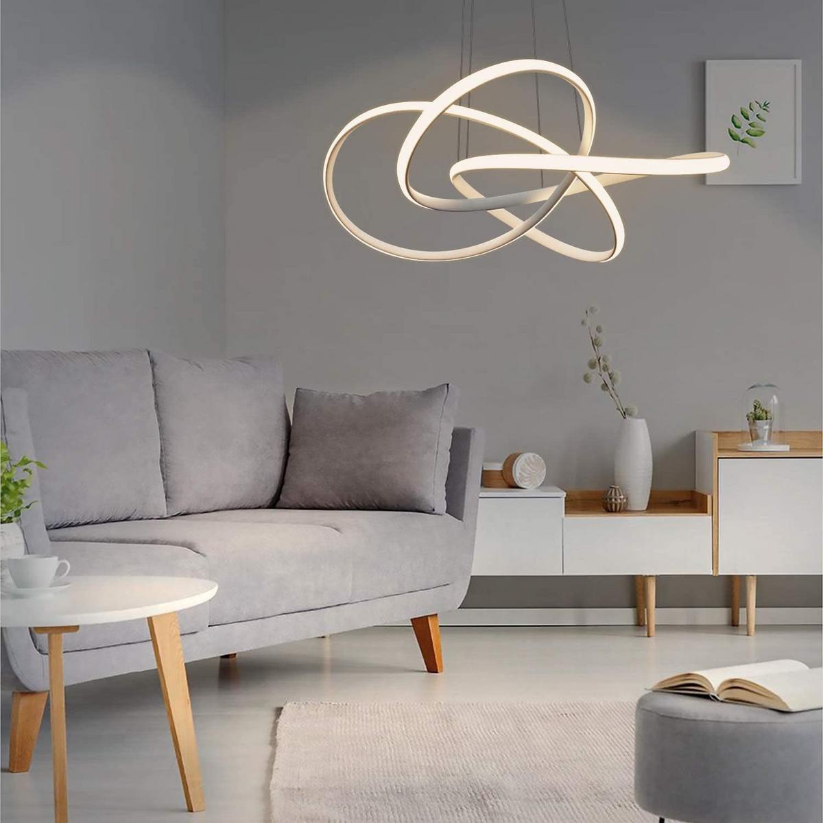 LED-PENDELLEUCHTE Elarionne 58/150/20 cm - Weiß, Metall (150/20/150cm) - ZMH