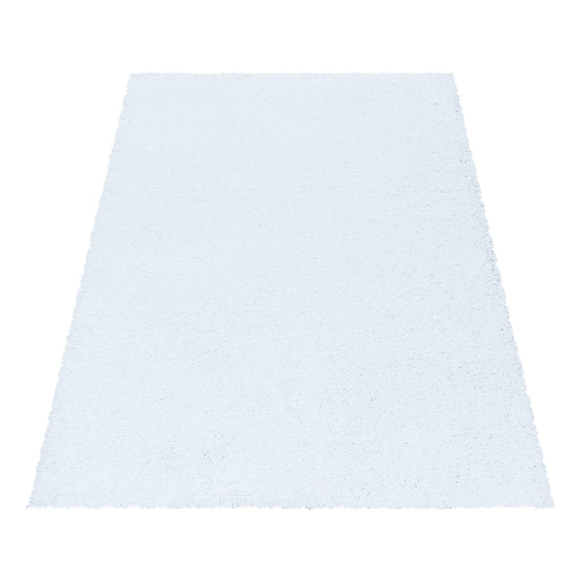 TEPPICH Hochflor SPREE in Weiß, einfarbig, 240 x 340 cm - Weiß, Textil (340/240cm) - KADIMA DESIGN