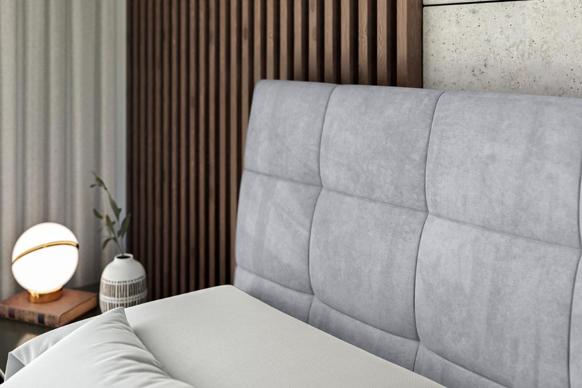 BOXBETT APO-Z - 140 x 200 - H4 - Hellgrau - Greige, Holzwerkstoff (140/200cm) - ALTDECOR