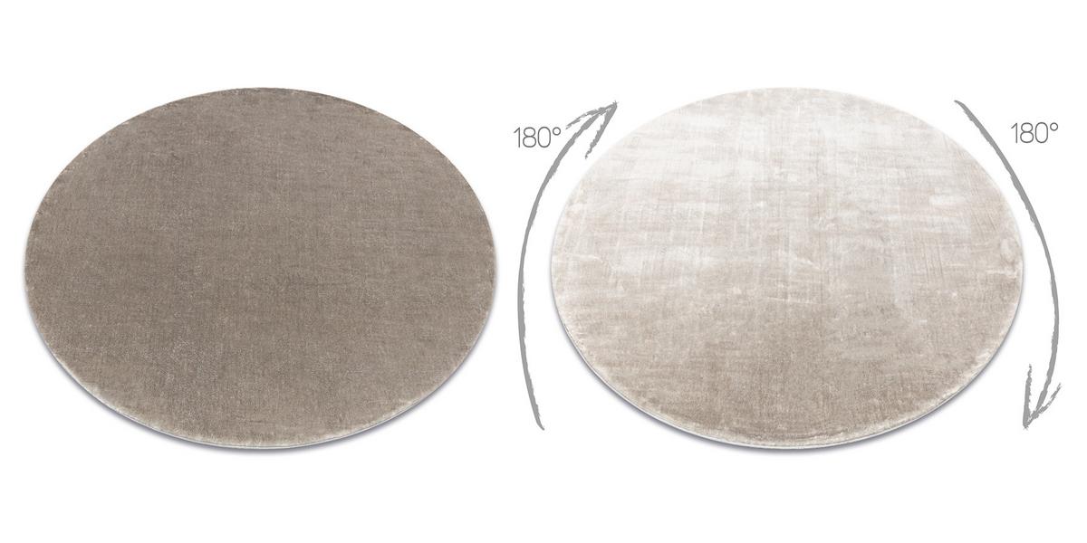 TEPPICH Visco 160 cm - Silberfarben, Textil (160/160cm) - rugsX