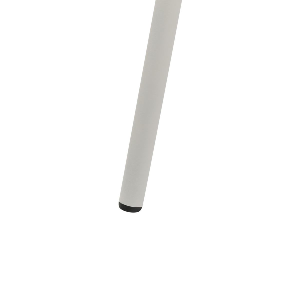 SESSEL 2er-Set Cremeweiß Loa - Weiß, Textil (71/76/71cm) - Beliani