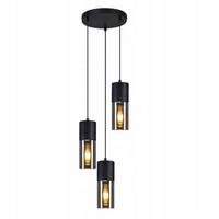 PENDELLEUCHTE Cornelius 180/54/9 cm - Schwarz, Metall (180/54/9cm) - ZMH