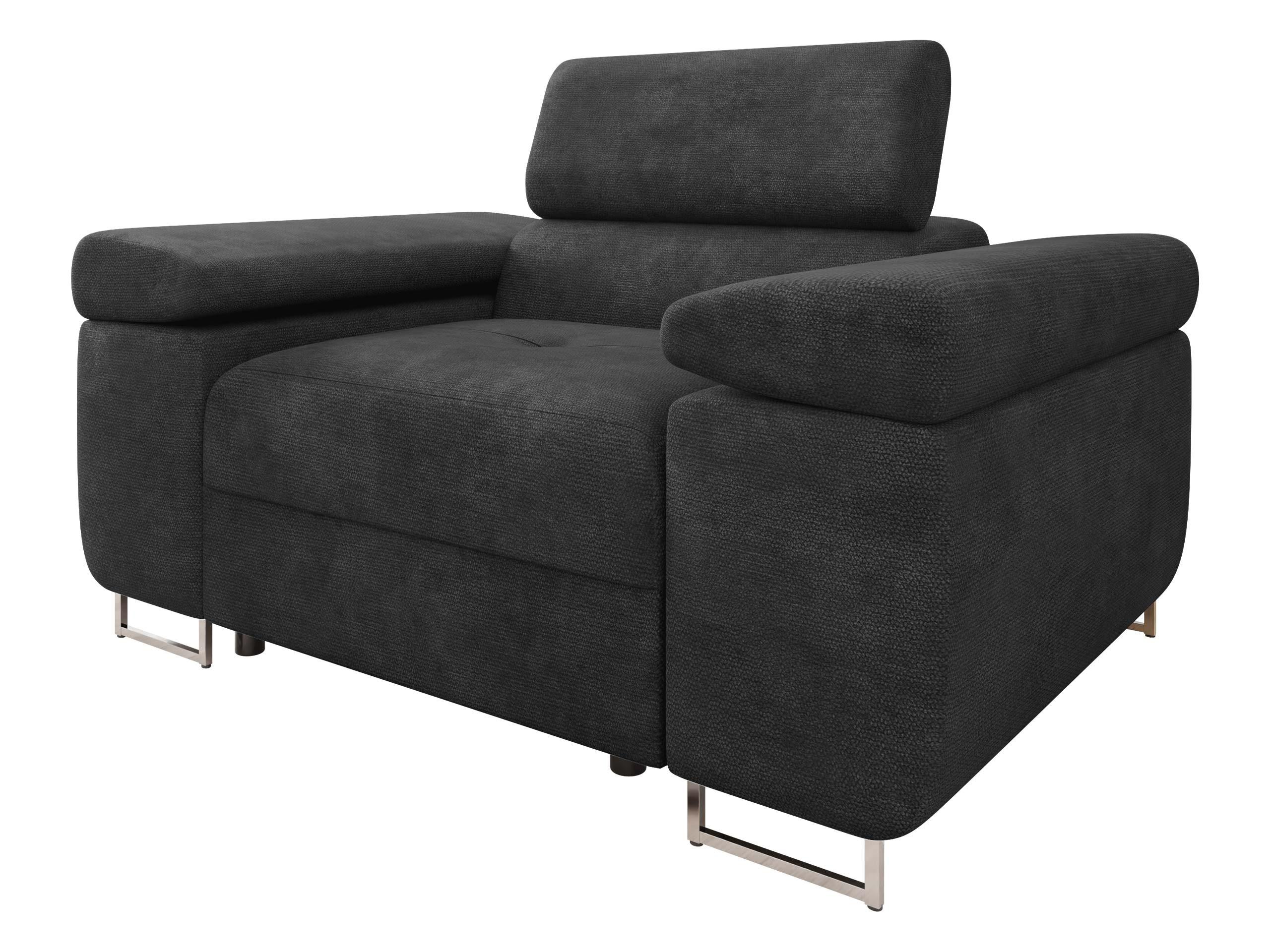 SESSEL Torezio - Anthrazit, Holz/Textil (134/90/102cm) - MIRJAN24