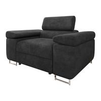 SESSEL Torezio - Anthrazit, Holz/Textil (134/90/102cm) - MIRJAN24