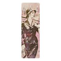 WANDGARDEROBE - Vintage Collage Pariserin 34/105 cm - Rosa, Holzwerkstoff (34/105/1.6cm) - Bilderwelten
