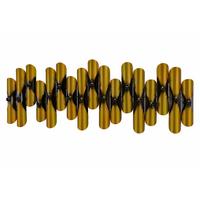 WANDDEKO Gold 90/32 cm - Goldfarben, Metall (2.85/32/5cm) - KUNSTLOFT