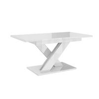 ESSTISCH RUDEN Ausziehbar 140 - 180 / 80 x 76 cm - Weiß Hochglanz/Weiß, Holz (140/80/76cm) - MASSENO