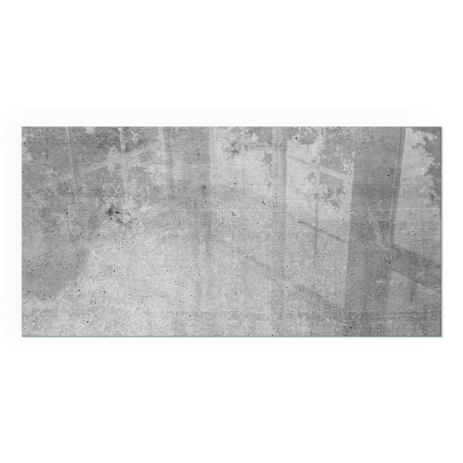 GLASPLATTE für Kamin 120x60 cm - Grau, Glas (120/60/0.4cm) - TULUP