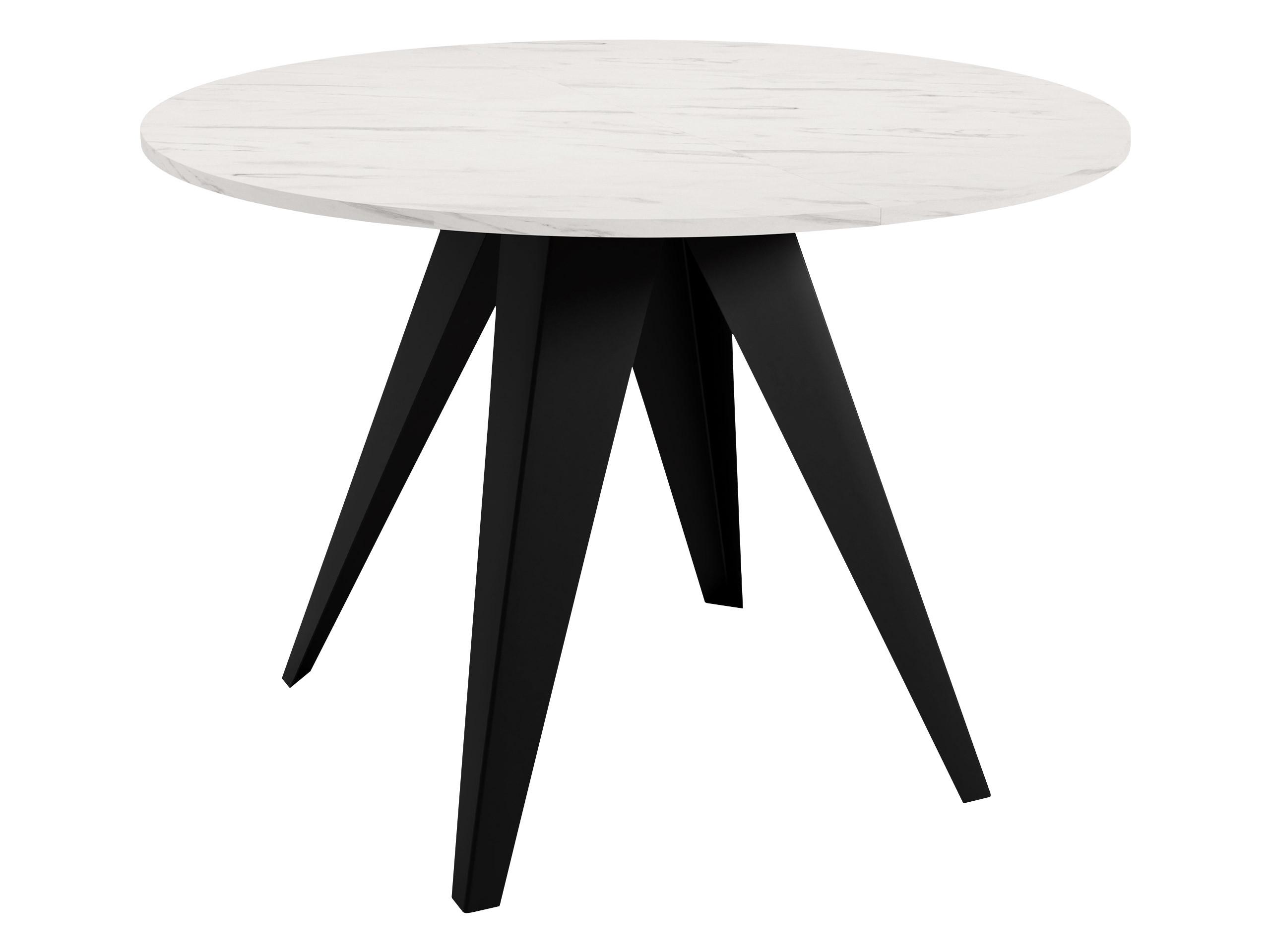 TISCH Gerda 90 - Multicolor/Schwarz, Holzwerkstoff/Metall (90/90/76cm) - MIRJAN24