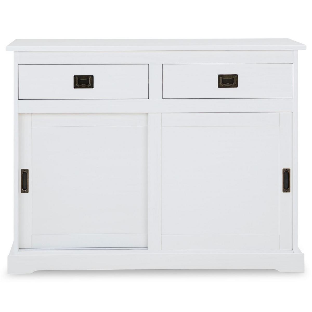KOMMODE SAVONA weiß - Weiß, Holz (110/84/46cm) - IDIMEX