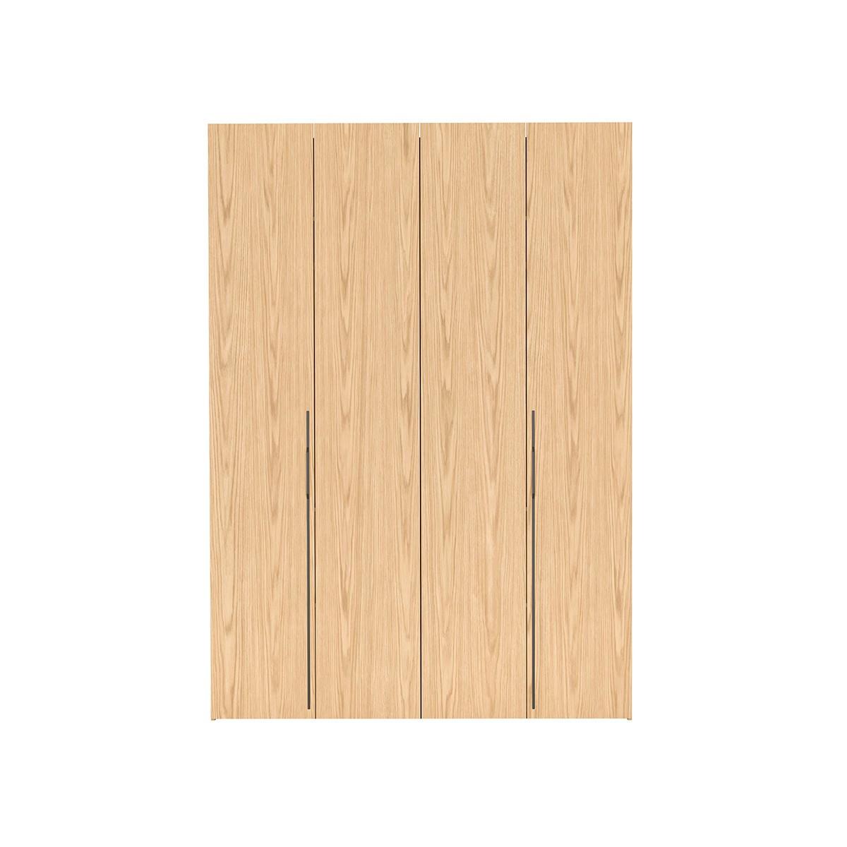 DREHTÜRENSCHRANK ANCONA 170/240/58cm 4-türig Eichefarben - Eichefarben, Holzwerkstoff (170/240/58cm) - MASSENO