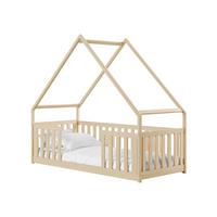 HAUSBETT Bee - Naturfarben, Holz (90/200cm) - MIRJAN24