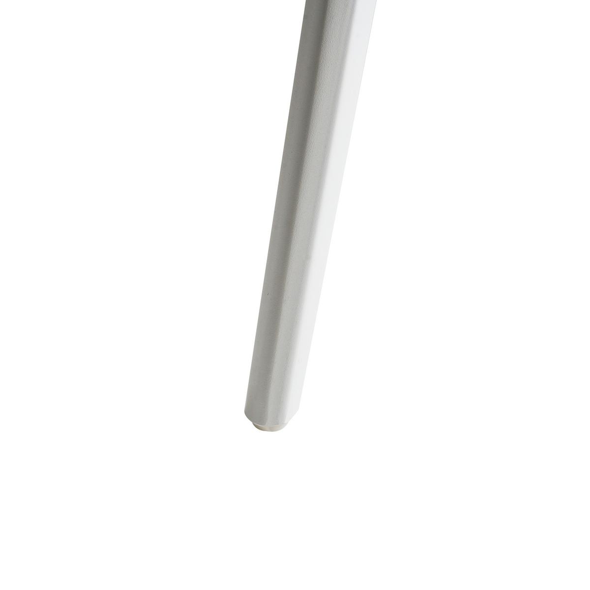 GARTENTISCH 160/90 cm Stein Weißer Marmor Rodallo - Weiß, Stein (160/90/75cm) - Beliani