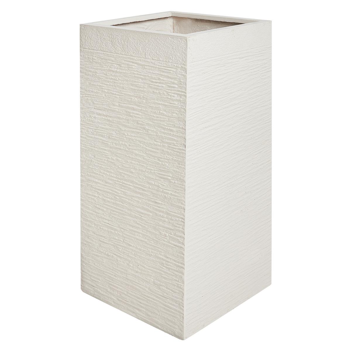 BLUMENTOPF Beige Dion - Beige, Naturmaterialien (70cm) - Beliani
