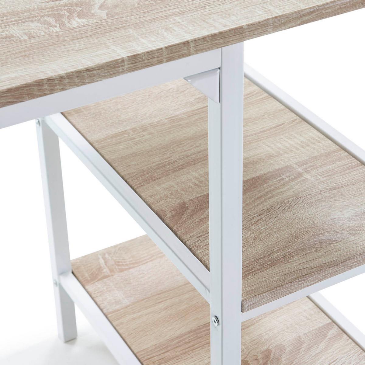 SCHREIBTISCH 110/55/76 Colon Weiß - Weiß, Holzwerkstoff (55/110/76cm) - VS Venta-stock