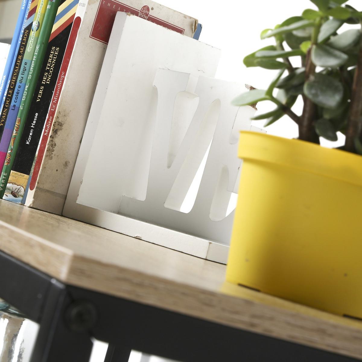 BÜCHERREGAL mit Regalen auf 6 Etagen H160 cm - Nussbaumfarben, Holzwerkstoff (34/160/38cm) - Calicosy
