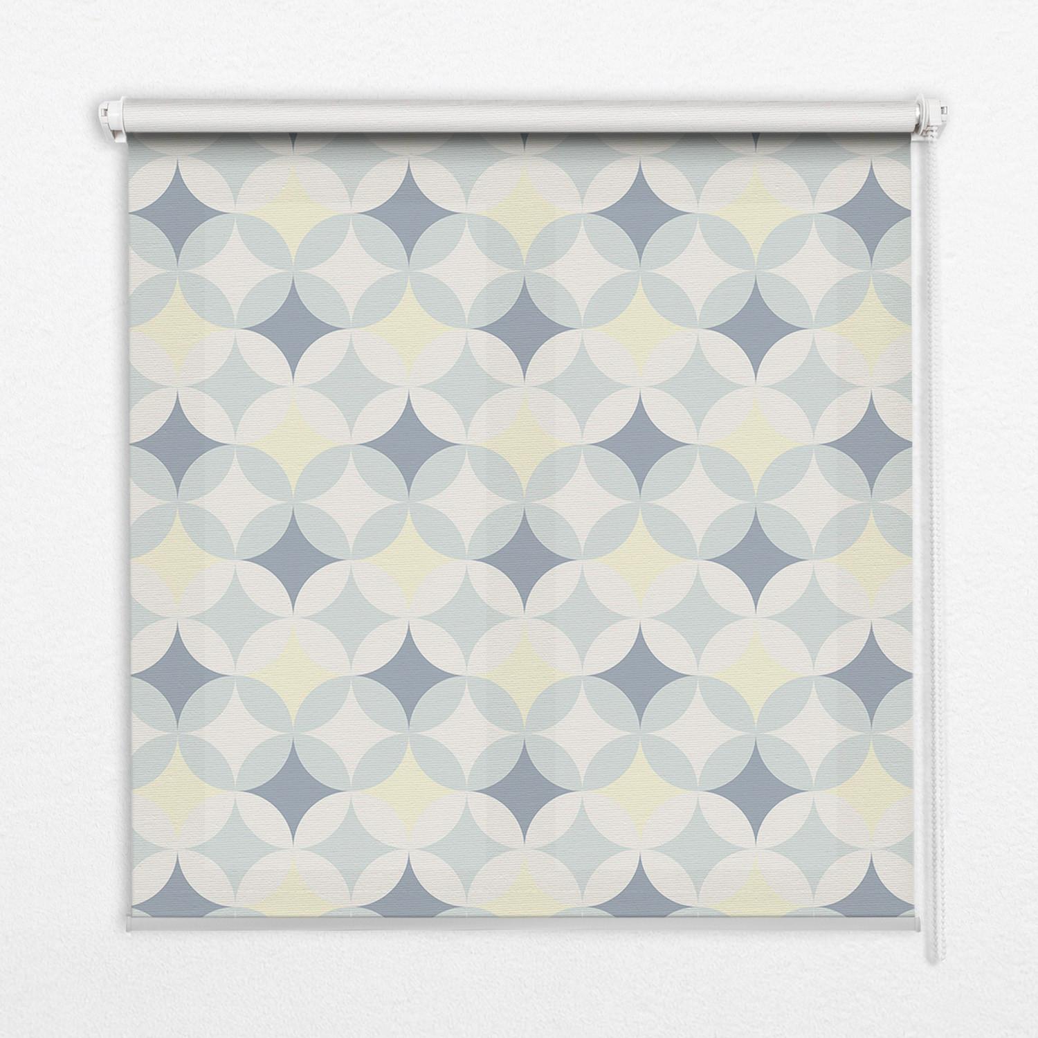 INNENROLLO - Fensterrollo - Rollo - 100x180 cm - Bunte Sterne - Gelb, Kunststoff (100/180/0.5cm) - TULUP