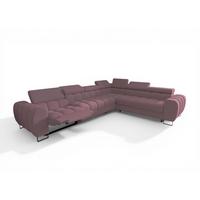ECKSOFA Bastien Relax - Rosa, Holzwerkstoff/Textil (330/260cm) - Fun Möbel