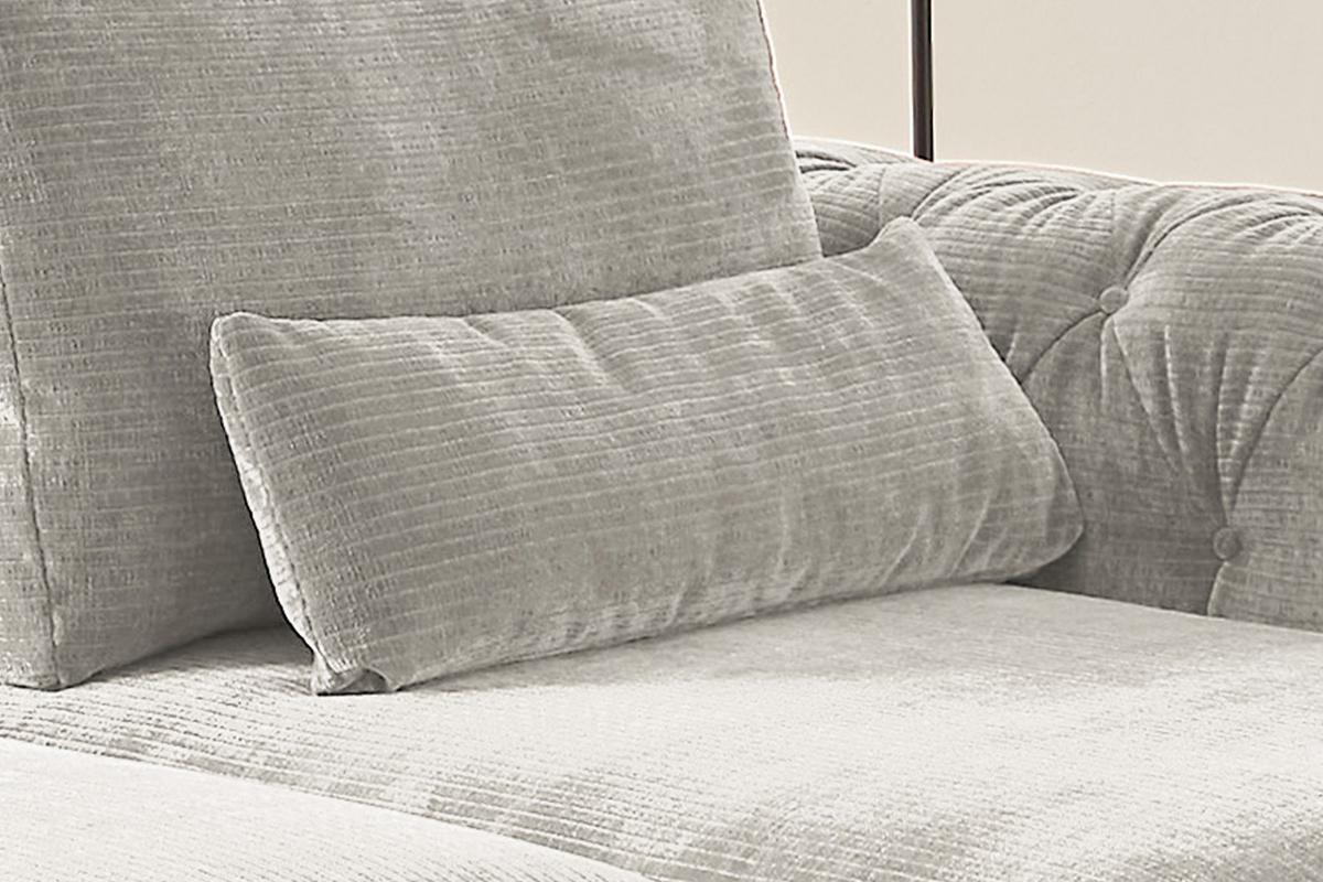 NIERENKISSEN GROSS SEPHI Silber Cord - Silberfarben, Textil (92/19cm) - KAWOLA