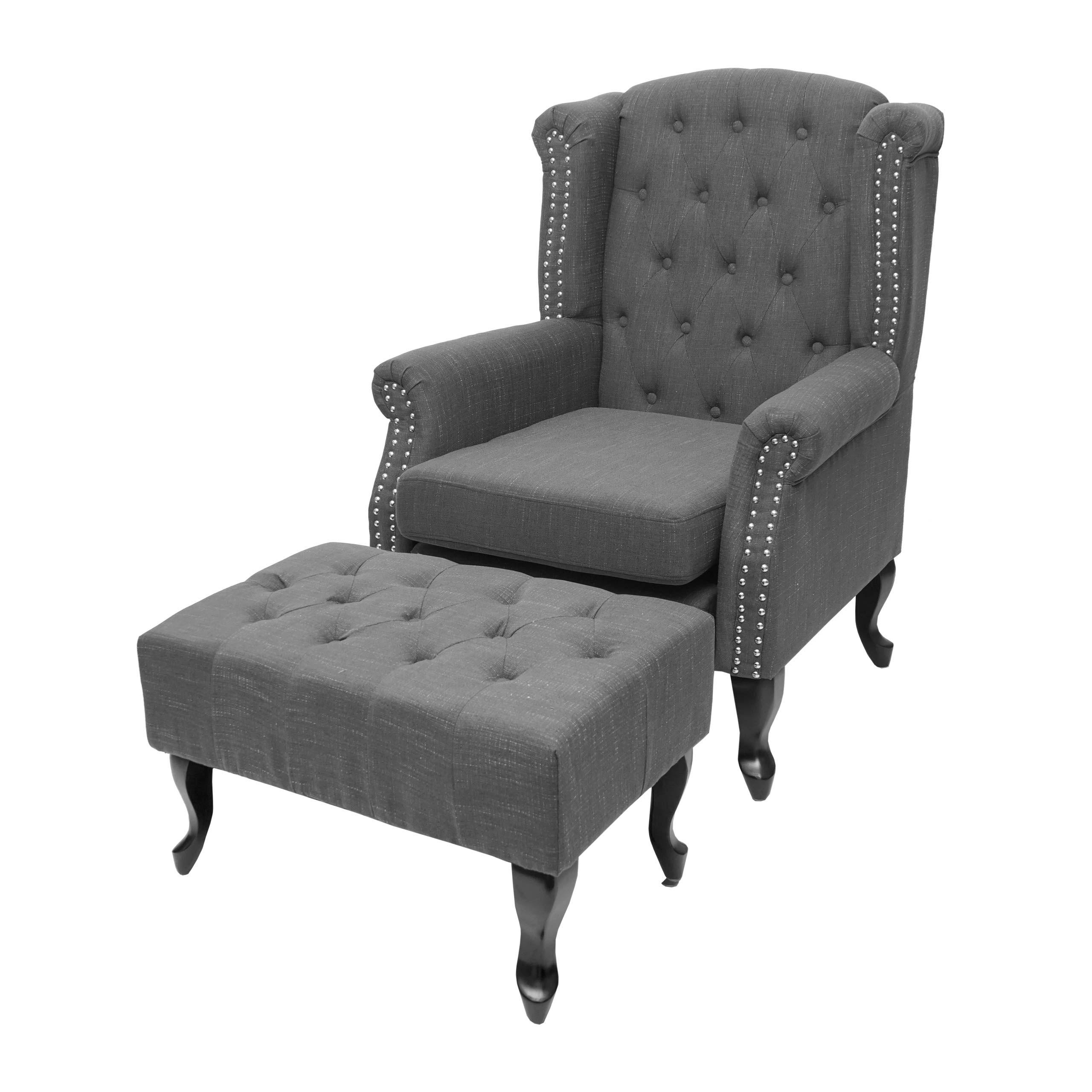 RELAXSESSEL Anthrazit - Anthrazit, Textil (77/102/80cm) - MCW