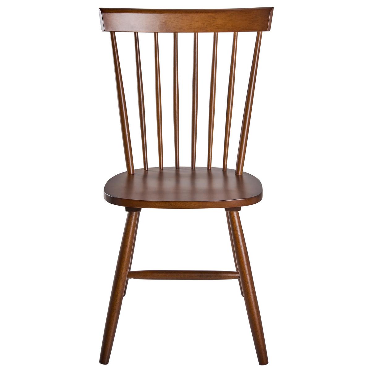 ESSZIMMERSTUHL 2er-Set Holz Braun Burges - Braun, Holz (50/90/56cm) - Beliani