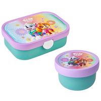 OBST- UND BENTOBOX PAW PATROL GIRLS Campus türkis-lila 300 & 750 ml - Türkis/Lila, Kunststoff (2/2/2cm) - Mepal