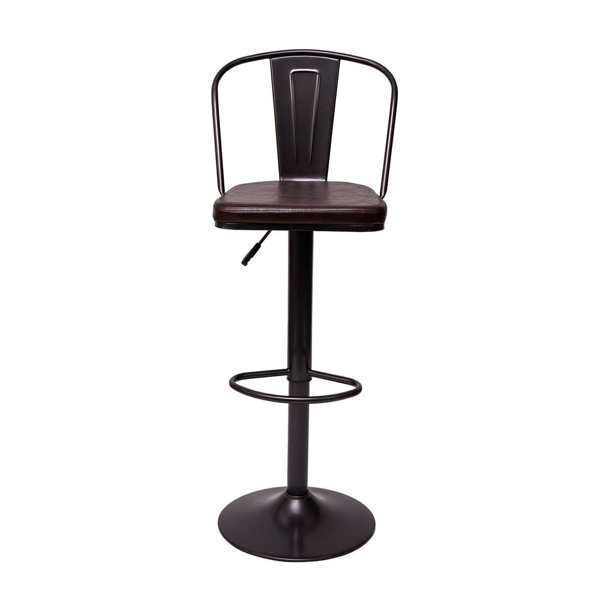 BARHOCKER H10A Schwarz, Braun 2er-Set - Schwarz/Braun, Textil (43/112/42cm) - MCW