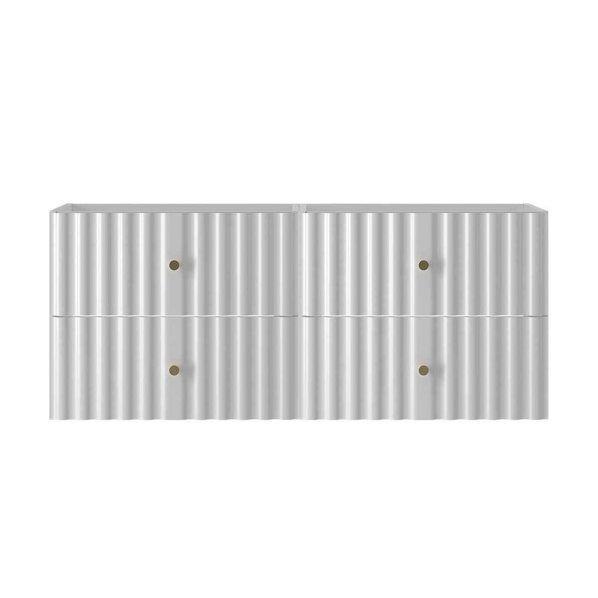 WASCHTISCHUNTERSCHRANK 120cm Izae Weiß - Weiß, Holzwerkstoff (120/50/45.8cm) - Petits-meubles