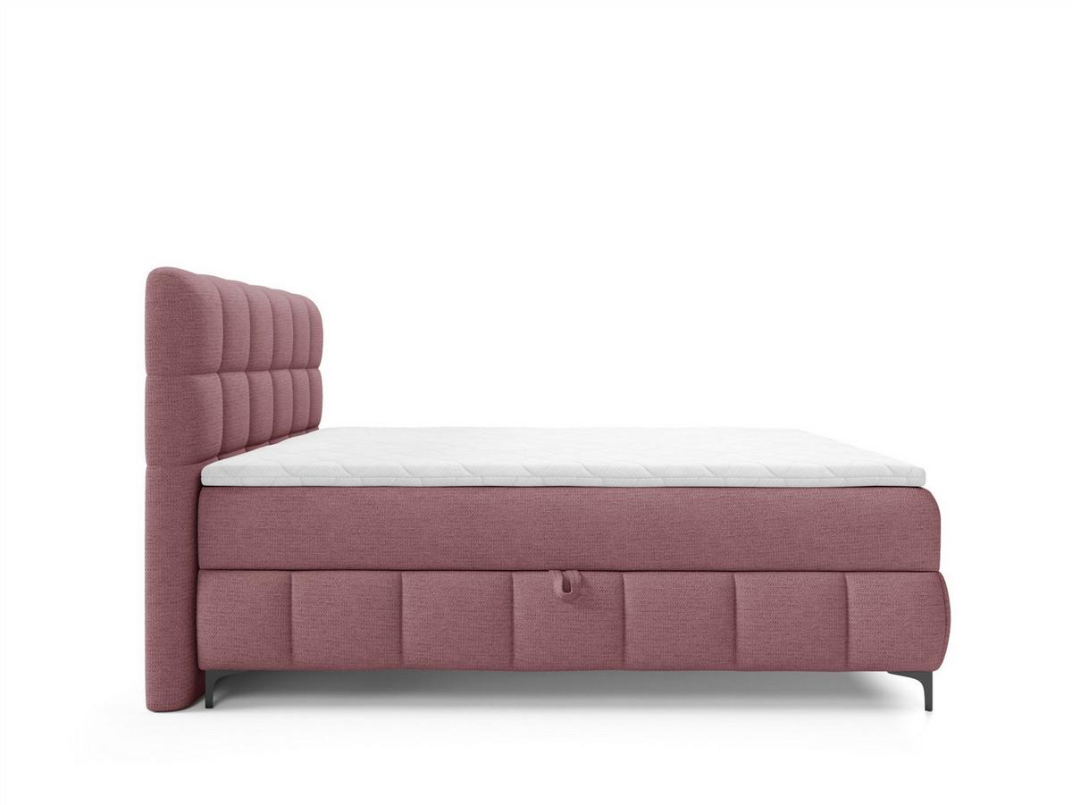BOXBETT Sophie In Aragon - Bordeaux, Holzwerkstoff/Textil (180/200cm) - Fun Möbel