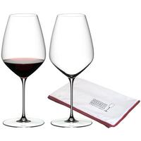 SYRAH / SHIRAZ WEINGLÄSER + POLIERTUCH Veloce transparent 720 ml 2er Set - Transparent, Glas (0.72L) - Riedel