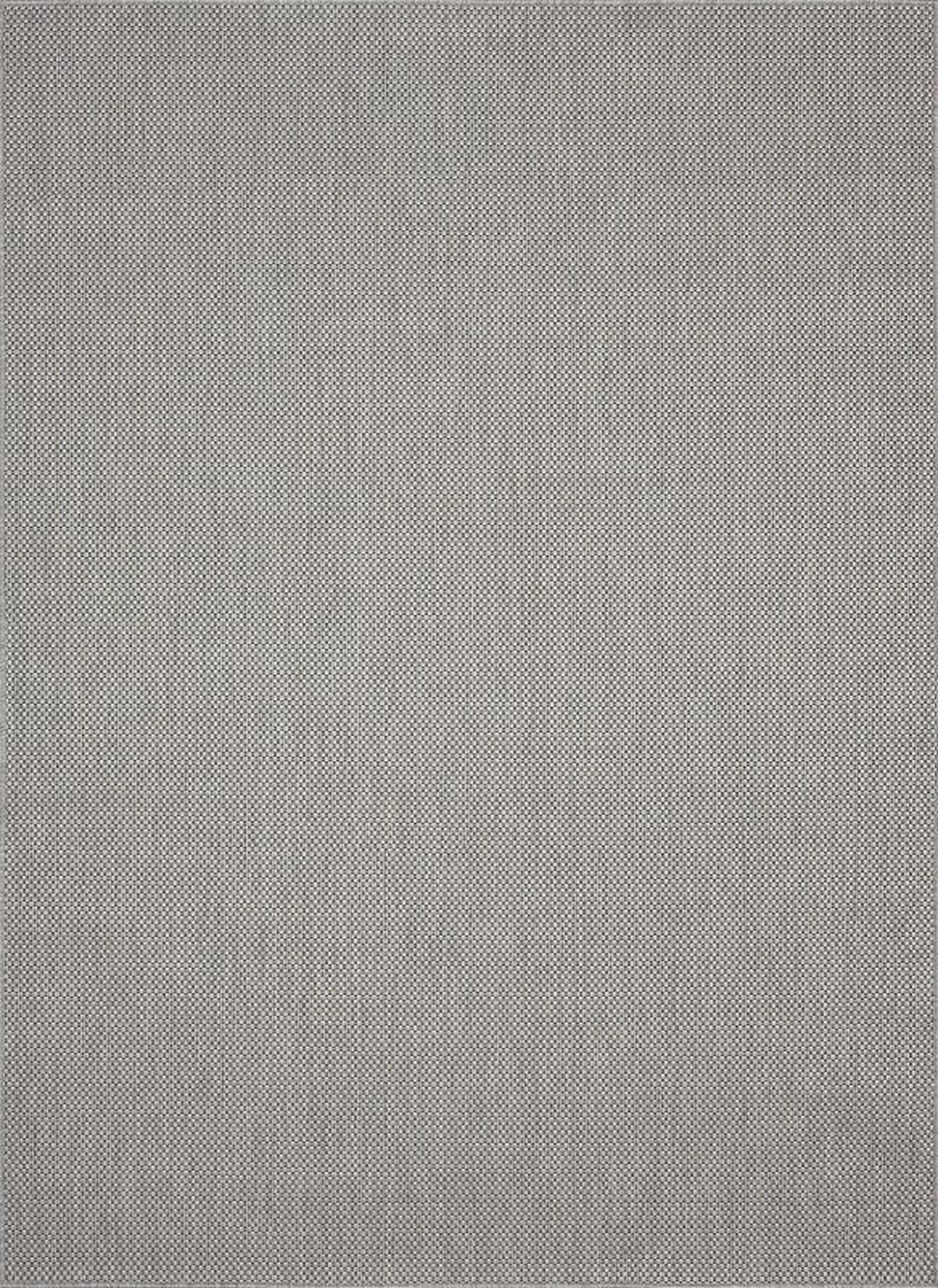 FLACHWEBTEPPICH Uni BORNO Polypropylen Grau 160 x 220 cm - Grau, Textil (160/220cm) - KADIMA DESIGN