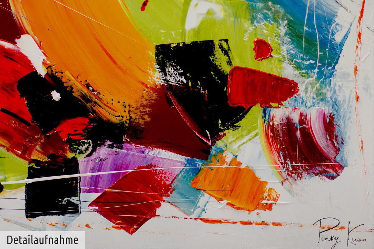 ÖLGEMÄLDE 150/50 cm - Multicolor, Holz/Textil (150/50cm) - KUNSTLOFT