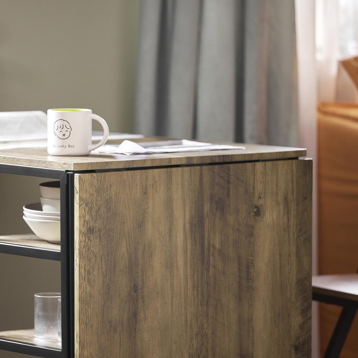 ESSTISCH Vintage - Braun, Holzwerkstoff (60/180/77cm) - SoBuy