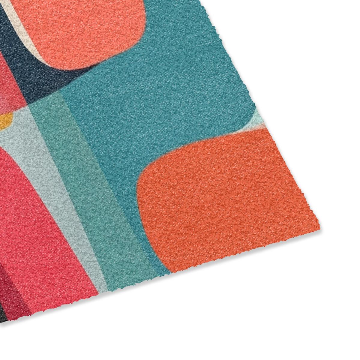 FUSSMATTE Formen - Bunt - Abstrakt - Flugzeuge Sauberlaufmatte 60x40 cm - Multicolor, Kunststoff (60/0.4cm) - MuchoWow