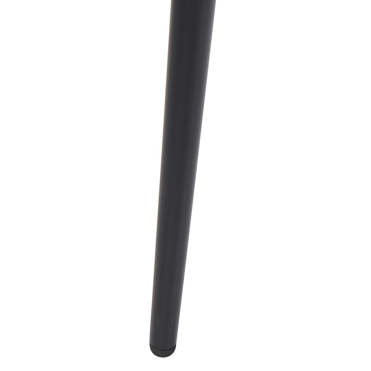 ESSTISCH 160/80/76 cm Hellgrau Rechteckig Santiago - Grau, Holzwerkstoff (160/80/76cm) - Beliani