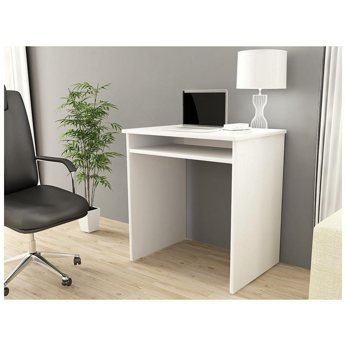 SCHREIBTISCH Weiß 74/68/51 - Weiß, Holzwerkstoff (50/125/74cm) - RAUMHIRSCH FURNITURE