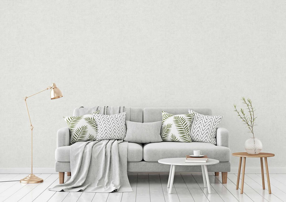 VLIESTAPETE Weiß 53/1005 cm - Weiß, Kunststoff/Textil (53/1cm) - KUNSTLOFT