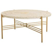 TISCH aus Metall und Holz, weiß, 80x36cm - Weiß, Holz (80/80/36cm) - Wanderlust