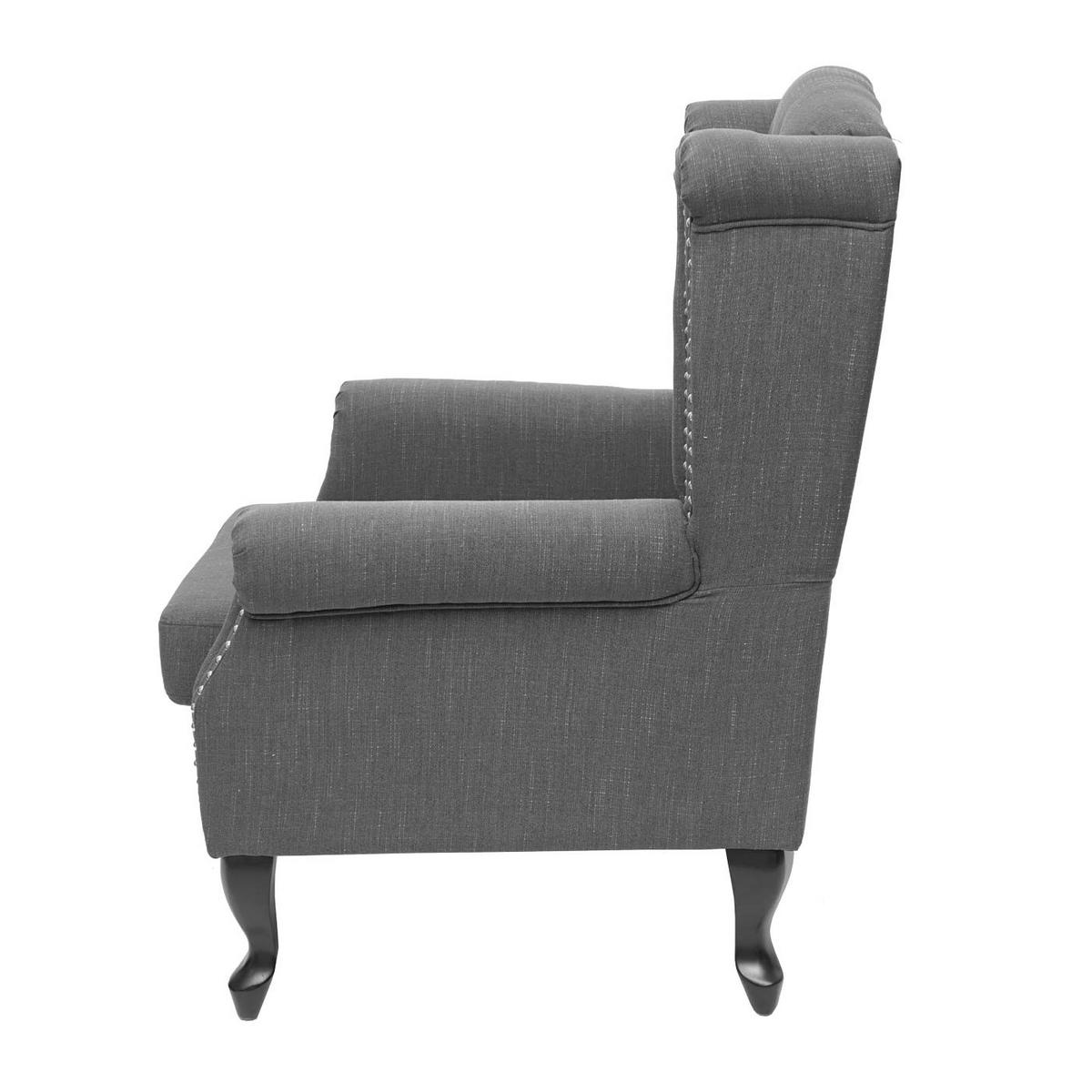 RELAXSESSEL Anthrazit - Anthrazit, Textil (75/102/80cm) - MCW
