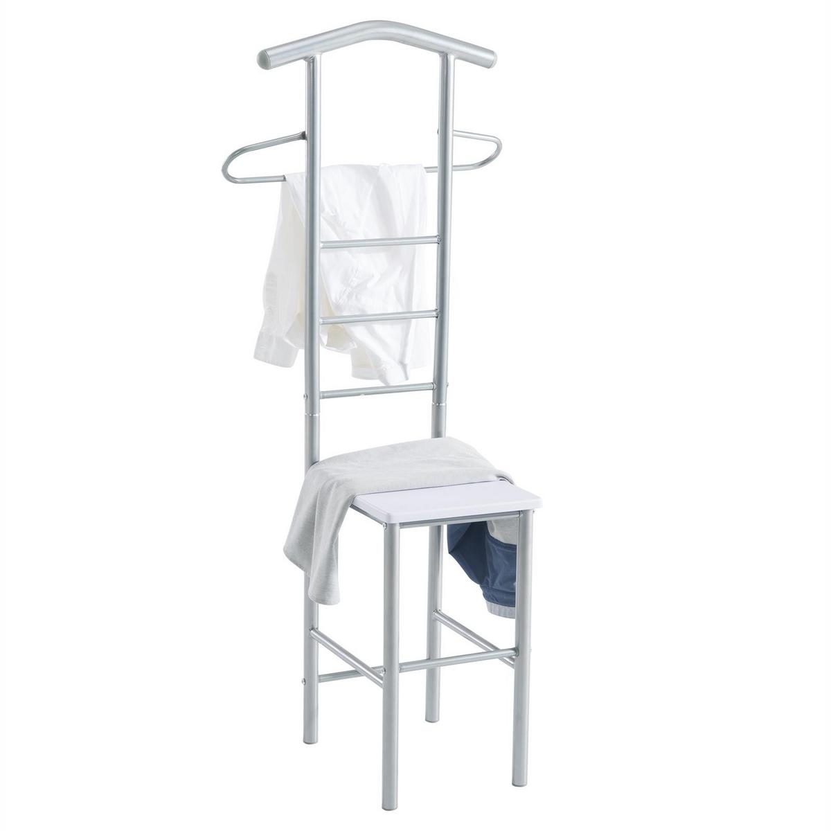 HERRENDIENER JIVO weiß - Weiß, Metall (53/121/47cm) - CARO-Möbel
