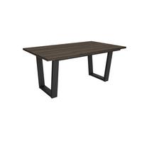 ESSTISCH, Dunkler Eiche, 167/90/74 cm - Dunkelbraun/Schwarz, Holzwerkstoff (167/90/74cm) - Skraut Home