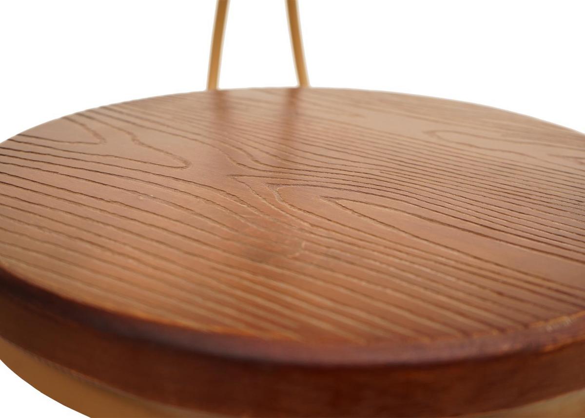 BARHOCKER Gold 2er-Set - Goldfarben, Holz (41/113/41cm) - MCW