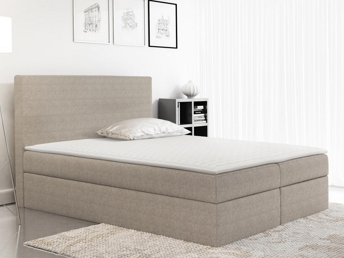 BOXBETT Basic - H3 - Beige, Holz (180/200cm) - MIRJAN24
