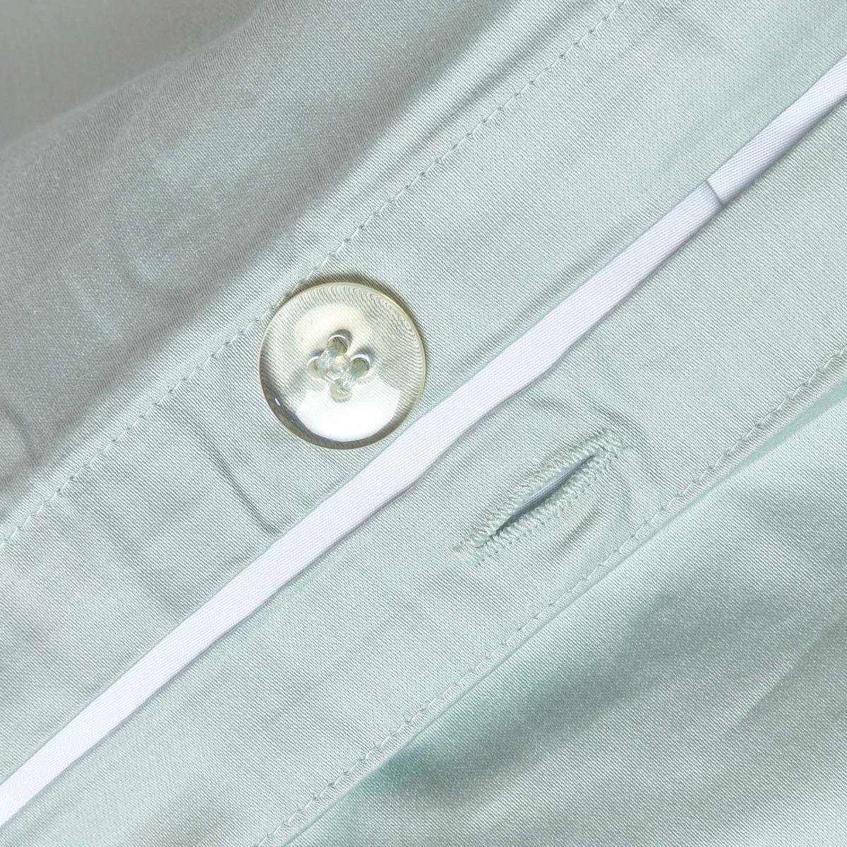 BIO-BETTWÄSCHE Satin Fadendichte 400 - Hellblau, Textil (155/220cm) - Homescapes