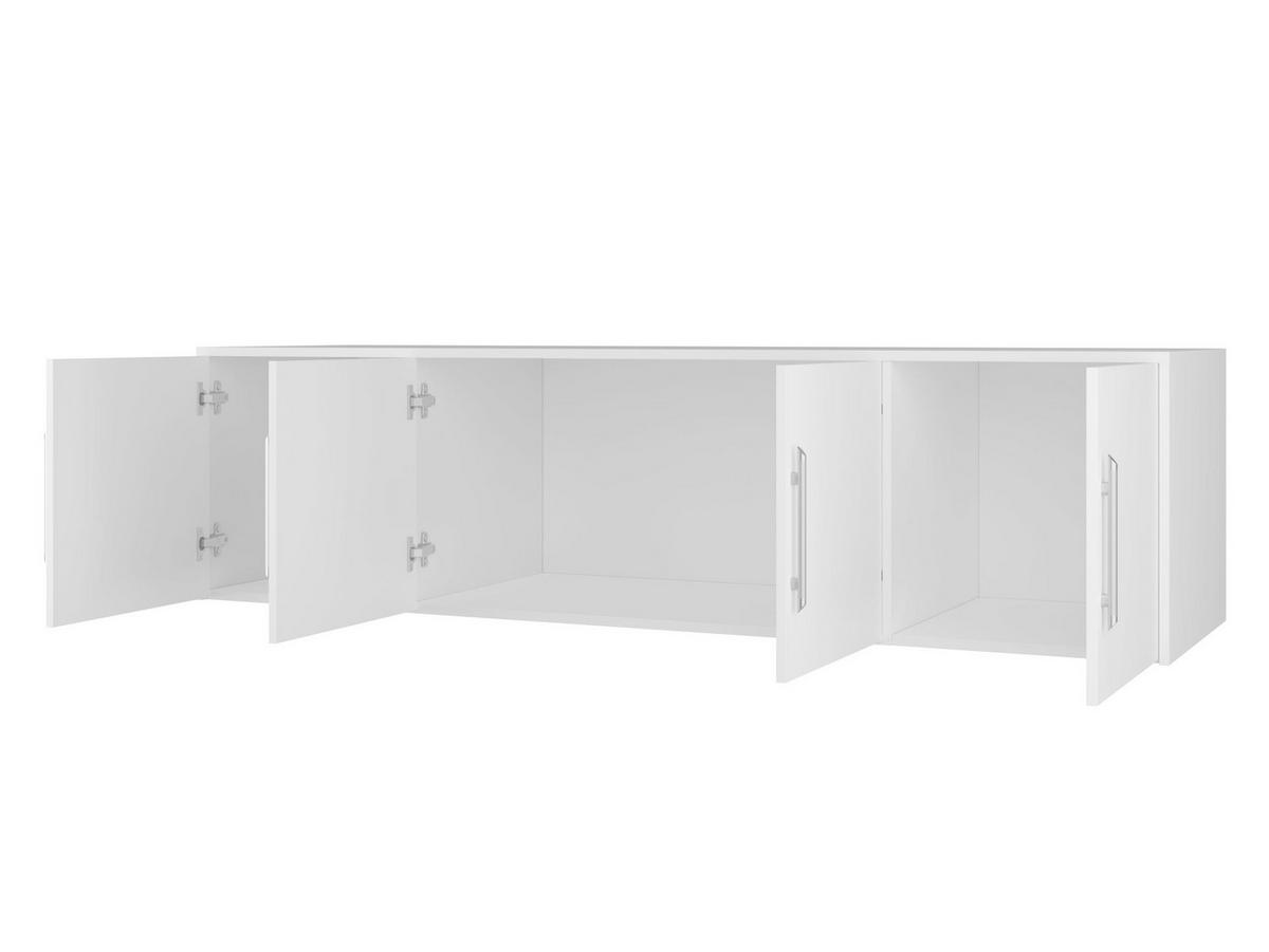 KLEIDERSCHRANK Bali D4 + Schrankaufsatz - Silberfarben/Graphitfarben, Holzwerkstoff (196/245/58cm) - MIRJAN24