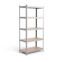 LAGERRGAL Silber - Silberfarben, Metall (183/46/61cm) - COSTWAY
