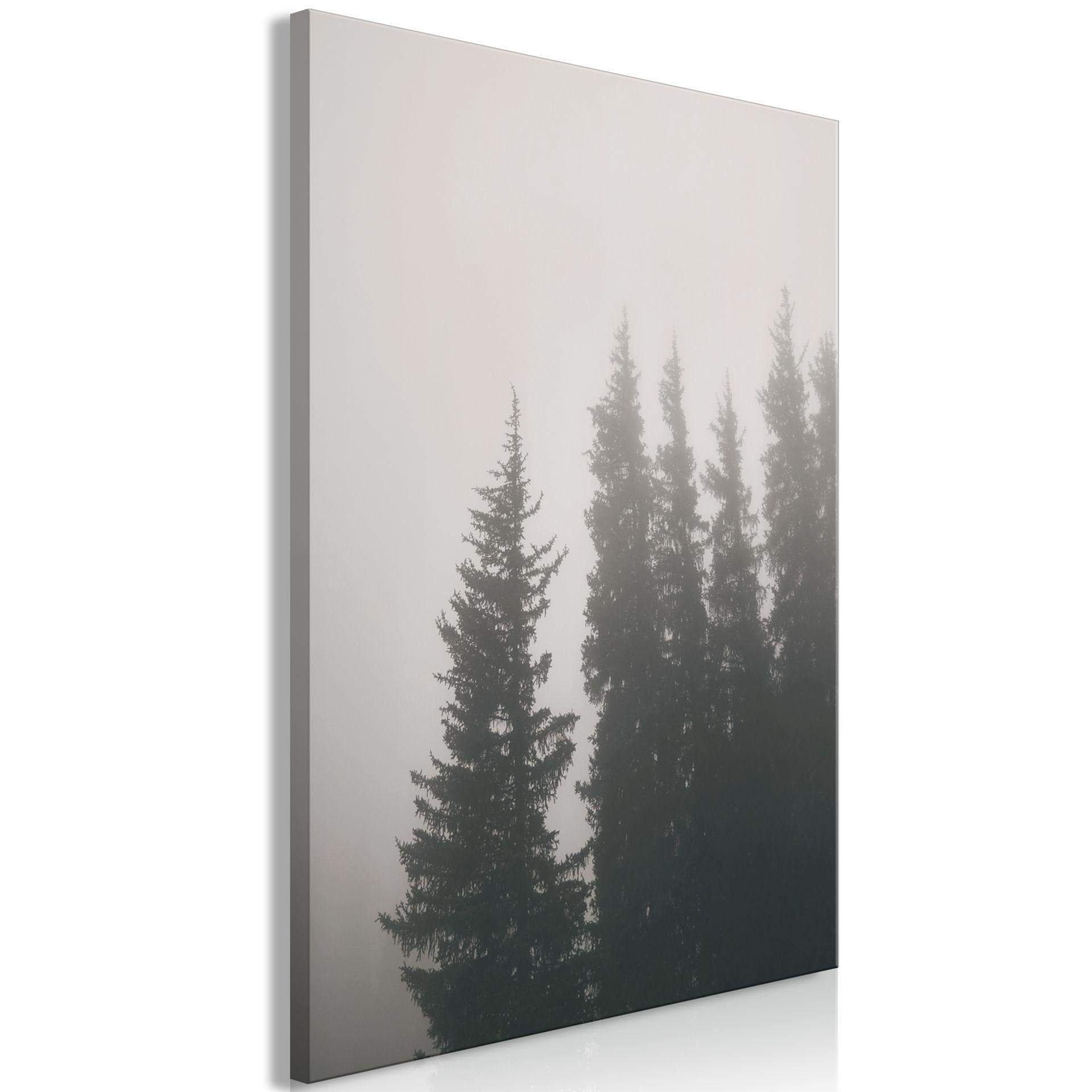 KUNSTDRUCK Grau 40/60 cm - Grau/Grün, Textil (40/60cm) - KUNSTLOFT