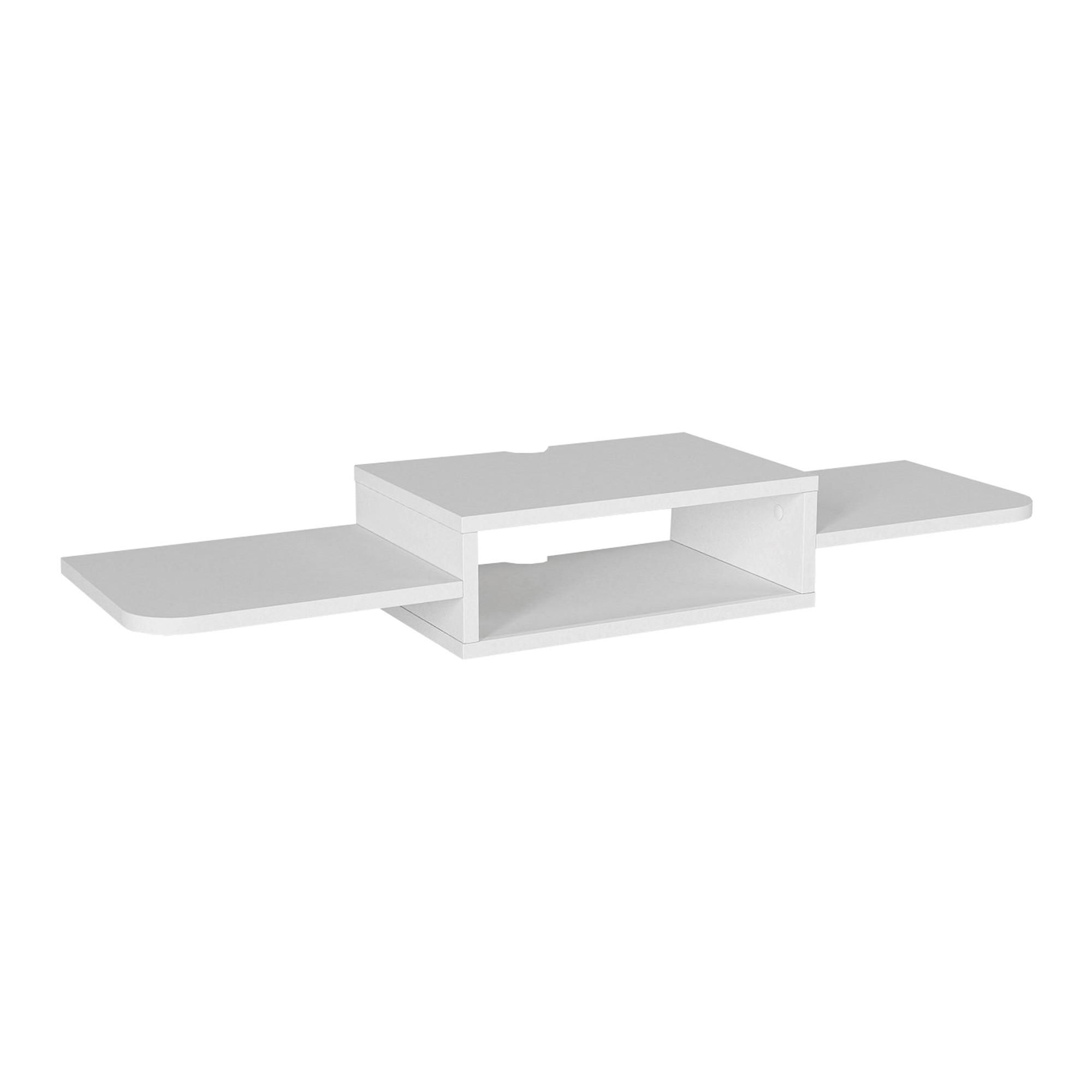 LOWBOARD Tar - Weiß, Holzwerkstoff (115/15.5/15.5cm) - [en.casa]