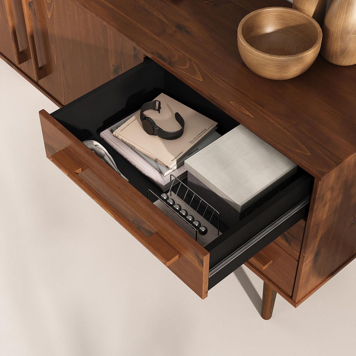 SIDEBOARD TECCA Kastanie - Kastanienfarben, Holz (170/71/41cm) - IDIMEX