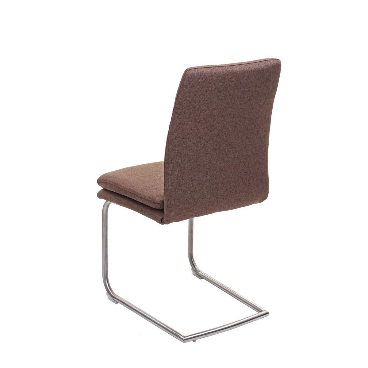 ESSZIMMERSTUHL Braun 2er-Set - Braun, Textil (47/92/57cm) - MCW